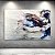 Quadro Decorativo Abstrato Fumaça Colorida Tinta na Água Movimento 6096 - Imagem 3