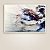 Quadro Decorativo Abstrato Fumaça Colorida Tinta na Água Movimento 6096 - Imagem 2