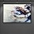 Quadro Decorativo Abstrato Fumaça Colorida Tinta na Água Movimento 6096 - Imagem 4