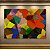 Quadro Decorativo Abstrato Geométrico Colorido Texturizado Estilo Van Gogh 6055 - Imagem 2