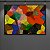 Quadro Decorativo Abstrato Geométrico Colorido Texturizado Estilo Van Gogh 6055 - Imagem 3