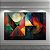 Quadro Decorativo Abstrato Geométrico Cores Vibrantes e Textura Moderna 6059 - Imagem 4