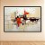 Quadro Decorativo Abstrato Geométrico Vermelho e Preto Moderno Minimalista 6090 - Imagem 2