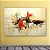 Quadro Decorativo Abstrato Geométrico Vermelho e Preto Moderno Minimalista 6090 - Imagem 1