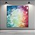 Quadro Decorativo Abstrato Gradiente Cores Vivas e Pinceladas Texturizadas 6062 - Imagem 1