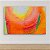 Quadro Decorativo Abstrato Grafite Texturizado Cores Vibrantes Laranja e Verde 6058 - Imagem 2