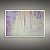 Quadro Decorativo Abstrato Lilás Violeta e Dourado Textura Escorrida 6001 - Imagem 2