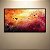 Quadro Decorativo Abstrato Moderno Borboletas em Tons Vermelho e Laranja 6008 - Imagem 3