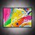 Quadro Decorativo Abstrato Moderno Colorido Tons Vibrantes Amarelo e Rosa 6013 - Imagem 5