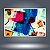 Quadro Decorativo Abstrato Moderno com Cores Vibrantes e Pinceladas Dinâmicas 6033 - Imagem 1
