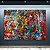 Quadro Decorativo Abstrato Moderno com Cores Vibrantes e Textura de Tinta 6079 - Imagem 3
