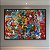 Quadro Decorativo Abstrato Moderno com Cores Vibrantes e Textura de Tinta 6079 - Imagem 2