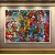 Quadro Decorativo Abstrato Moderno com Cores Vibrantes e Textura de Tinta 6079 - Imagem 4