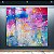 Quadro Decorativo Abstrato Moderno com Cores Vibrantes e Textura em Tela 6067 - Imagem 1