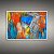 Quadro Decorativo Abstrato Moderno com Cores Vibrantes e Textura Espatulada 6024 - Imagem 2