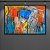 Quadro Decorativo Abstrato Moderno com Cores Vibrantes e Textura Espatulada 6024 - Imagem 3