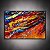 Quadro Decorativo Abstrato Moderno com Cores Vibrantes e Textura Gestual 6050 - Imagem 3