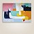 Quadro Decorativo Abstrato Moderno com Formas Geométricas Coloridas 6071 - Imagem 4