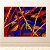 Quadro Decorativo Abstrato Moderno com Linhas Geométricas Coloridas 6066 - Imagem 2