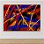 Quadro Decorativo Abstrato Moderno com Linhas Geométricas Coloridas 6066 - Imagem 4