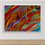 Quadro Decorativo Abstrato Moderno com Linhas Vermelhas e Cores Vibrantes 6034 - Imagem 3