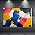 Quadro Decorativo Abstrato Moderno com Pinceladas Coloridas e Textura 6045 - Imagem 2