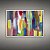 Quadro Decorativo Abstrato Moderno com Pinceladas Coloridas e Textura 6054 - Imagem 4