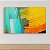 Quadro Decorativo Abstrato Moderno com Textura em Tons de Amarelo e Turquesa 6091 - Imagem 5
