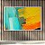 Quadro Decorativo Abstrato Moderno com Textura em Tons de Amarelo e Turquesa 6091 - Imagem 4