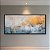 Quadro Decorativo Abstrato Moderno com Textura em Tons de Azul e Dourado 6064 - Imagem 5