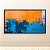 Quadro Decorativo Abstrato Moderno com Textura em Tons de Laranja e Azul 6042 - Imagem 1