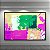 Quadro Decorativo Abstrato Moderno com Textura em Verde e Rosa 6076 - Imagem 3
