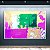 Quadro Decorativo Abstrato Moderno com Textura em Verde e Rosa 6076 - Imagem 1