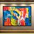Quadro Decorativo Abstrato Moderno Cores Vibrantes Textura Gestual 6018 - Imagem 4