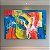 Quadro Decorativo Abstrato Moderno Cores Vibrantes Textura Gestual 6018 - Imagem 1