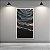 Quadro Decorativo Abstrato Mármore Azul Escuro com Linhas Douradas 6023 - Imagem 5