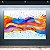 Quadro Decorativo Abstrato Ondas Coloridas em Aquarela Tonalidades Vibrantes 6065 - Imagem 3