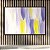 Quadro Decorativo Abstrato Pinceladas Lilás e Amarelo Minimalista Moderno 6095 - Imagem 3