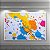 Quadro Decorativo Abstrato Respingos de Tinta Coloridos e Arte Moderna 6094 - Imagem 3