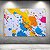 Quadro Decorativo Abstrato Respingos de Tinta Coloridos e Arte Moderna 6094 - Imagem 2