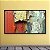 Quadro Decorativo Abstrato Texturizado Camadas de Tinta Impasto Vermelho 6044 - Imagem 3