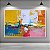 Quadro Decorativo Abstrato Texturizado Cores Vivas e Pinceladas em Óleo 6022 - Imagem 5