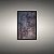 Quadro Decorativo Flores Vintage em Fundo Concreto Rústico Roxo 6025 - Imagem 2