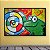 Quadro Decorativo Grafite Urbano Sapo Verde e Caracol Colorido Pop Art 6075 - Imagem 3