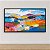 Quadro Decorativo Paisagem Abstrata Moderna com Espátula Texturizada Colorida 6056 - Imagem 2