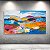 Quadro Decorativo Paisagem Abstrata Moderna com Espátula Texturizada Colorida 6056 - Imagem 3