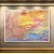 Quadro Decorativo Paisagem Abstrata Pôr do Sol Céu Dourado e Mar 6061 - Imagem 4
