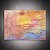 Quadro Decorativo Paisagem Abstrata Pôr do Sol Céu Dourado e Mar 6061 - Imagem 3