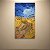 Quadro Decorativo Paisagem Campo de Trigo Trilha e Céu Azul com Corvos 6029 - Imagem 4