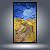 Quadro Decorativo Paisagem Campo de Trigo Trilha e Céu Azul com Corvos 6029 - Imagem 2
